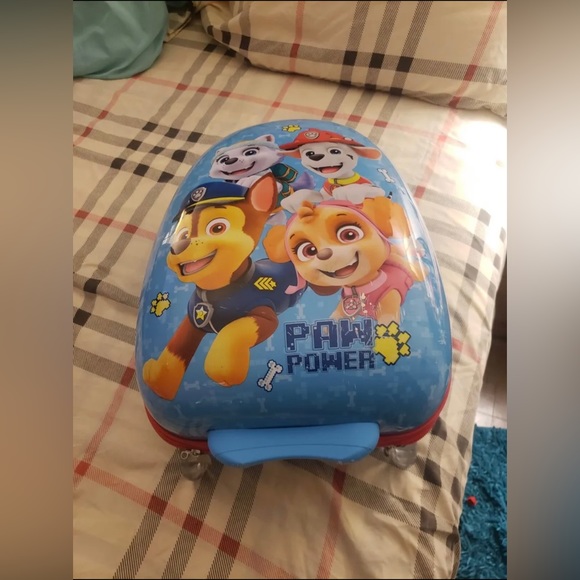 Paw Patrol  18 Inch Hardside Carry-on Luggage Wheeled Suitcase - Blue - Picture 2 of 7